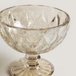 COMPOTERA DE VIDRIO COLOR CHAMPAGNE 350 ML - Imagen 3