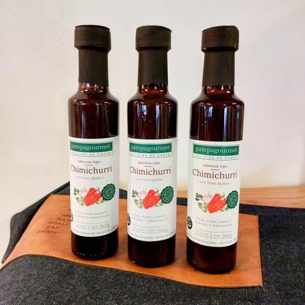 ADEREZO CHIMICHURRI VINO MALBEC PAMPA GOURMET 265GR