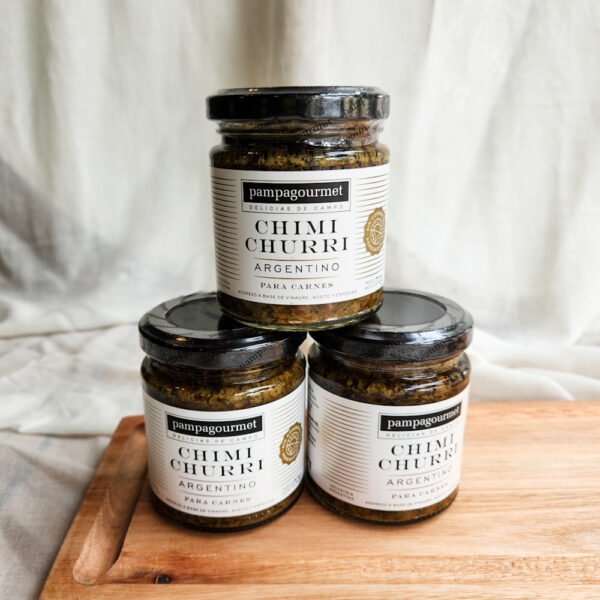 CHIMICHURRI ARGENTINO PARA CARNES PAMPA GOURMET 170 GR