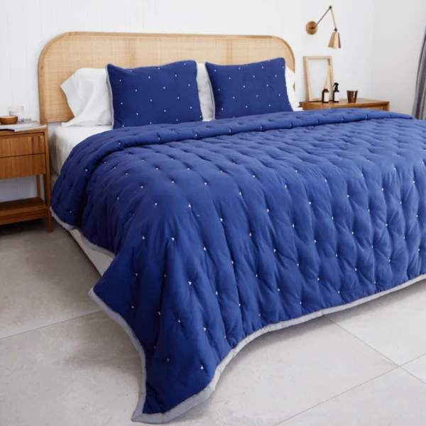 CUBRECAMA BASIC AZUL