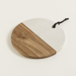 TABLA REDONDA DE PUSHKAR TERRAZO Y MADERA