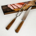 SET DE ASADO ACERO Y ACACIA