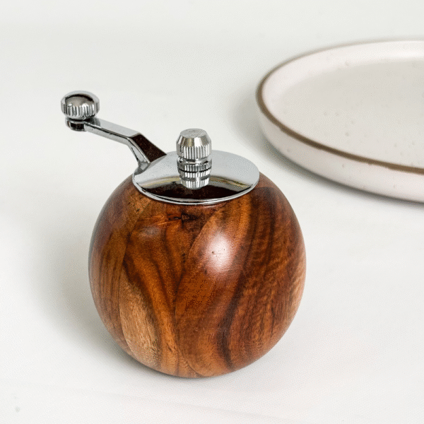 MOLINILLO ESFERA DE ACACIA 7 X 7 CM