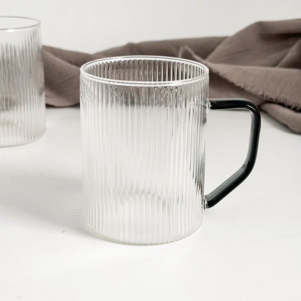 SET X 2 TAZAS MUGS DE BOROSILICATO 360 ML