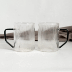 SET X 2 TAZAS MUGS DE BOROSILICATO 360 ML - Imagen 2
