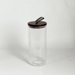 FRASCO REDONDO VIDRIO CON RAYAS - Imagen 6