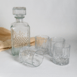 SET X 4 VASOS DE WHISKY + BOTELLON 730ML