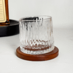 VASO WHISKY CON BASE MADERA - Imagen 4
