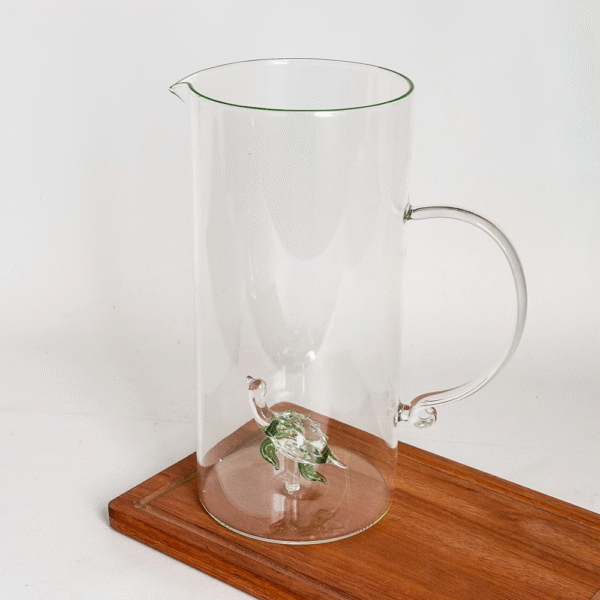JARRA DE VIDRIO SAKURA CRYSTAL TORTUGA 2.8L