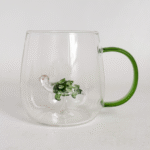 TAZA DE VIDRIO SAKURA CRYSTAL SAFARI TORTUGA