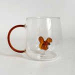 TAZA DE VIDRIO SAKURA CRYSTAL SAFARI ARDILLA