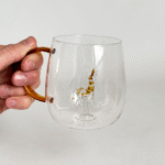 TAZA DE VIDRIO SAKURA CRYSTAL SAFARI JIRAFA - Imagen 3