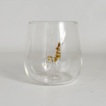 VASO DE VIDRIO SAKURA CRYSTAL SAFARI JIRAFA