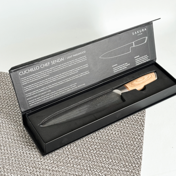 CUCHILLO CHEF SENDAI SAKURA LIGHT PAK