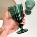 COPA DE VIDRIO VERONA DARK GREEN 280ML - Imagen 2
