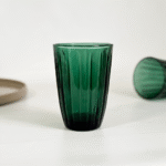 VASO DE VIDRIO VERONA DARK GREEN