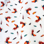 MANTEL POR METRO GALLOS COLORES