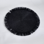 INDIVIDUAL REDONDO SANDIRA NEGRO 37 CM