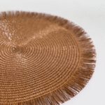INDIVIDUAL REDONDO SANDIRA BEIGE 37 CM - Imagen 2