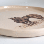 PLATO GRANDE DE CERÁMICA VACA - Imagen 2