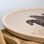 BANDEJA CIRCULAR DE CERÁMICA CABALLO - Imagen 2