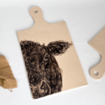 TABLA PICADA DE CERÁMICA VACA