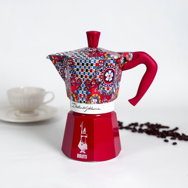 CAFETERA BIALETTI MOKA EXPRESS DOLCE&GABBANA ROJA