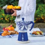 CAFETERA BIALETTI MOKA EXPRESS DOLCE&GABBANA AZUL - Imagen 6