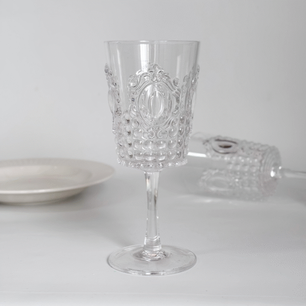 COPA DE ACRÍLICO FLOR DE LIS 370 ML