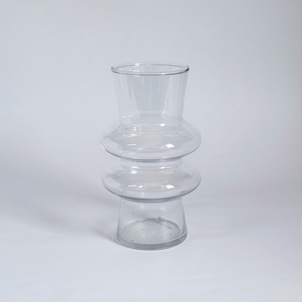 FLORERO VIDRIO GLASS 20X8,5CM