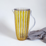 JARRA CON TAPA DOLCEVITA AMBER