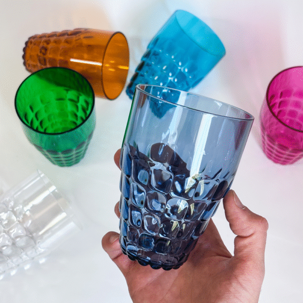 VASOS ALTOS TIFFANY SETX6