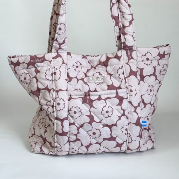 MAXI BOLSO FLOR ARENA