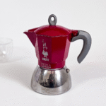 CAFETERA BIALETTI MOKA INDUCTION ROJA 6 TAZAS