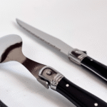 SET X24 CUBIERTOS PRAGA NEGRO - Imagen 3