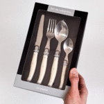 SET X24 CUBIERTOS PRAGA BLANCO - Imagen 4