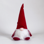 ADORNO DUENDE CON SOMBRERO Y LUZ 30CM