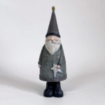 ADORNO PAPA NOEL CON ESTRELLAS 31CM