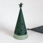 ADORNO PINO METAL CON ESTRELLAS Y LUZ 30 CM - Imagen 5