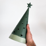 ADORNO PINO METAL CON ESTRELLAS Y LUZ 30 CM - Imagen 4