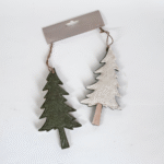 ADORNO PINOS COLGANTES TELA