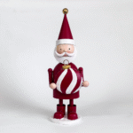 ADORNO PAPÁ NOEL METAL 38CM