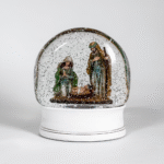 ADORNO GLOBO DE NIEVE CON PESEBRE