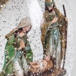 ADORNO GLOBO DE NIEVE CON PESEBRE - Imagen 2