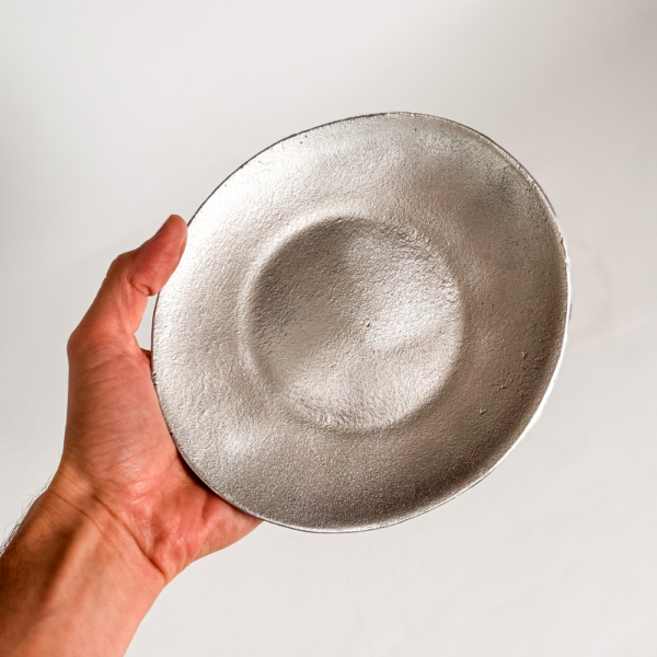 PLATO OVALADO CHICO DE ALUMINIO