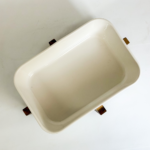 FUENTE RECTANGULAR PARA HORNO CON BASE APOYO MADERA - Imagen 3