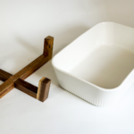 FUENTE RECTANGULAR PARA HORNO CON BASE APOYO MADERA - Imagen 2