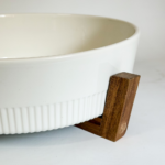 FUENTE REDONDA PARA HORNO CON BASE APOYO MADERA - Imagen 4