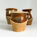 MATE ARTESANAL DE CALABAZA CON BASE LA PAMPA