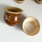 MATE ARTESANAL DE CALABAZA CON BASE LA PAMPA - Imagen 2